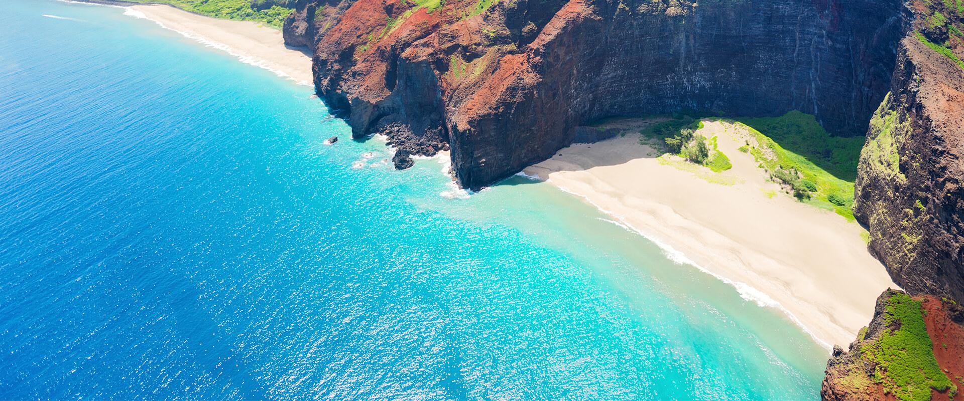 美しい、ハワイ島の海