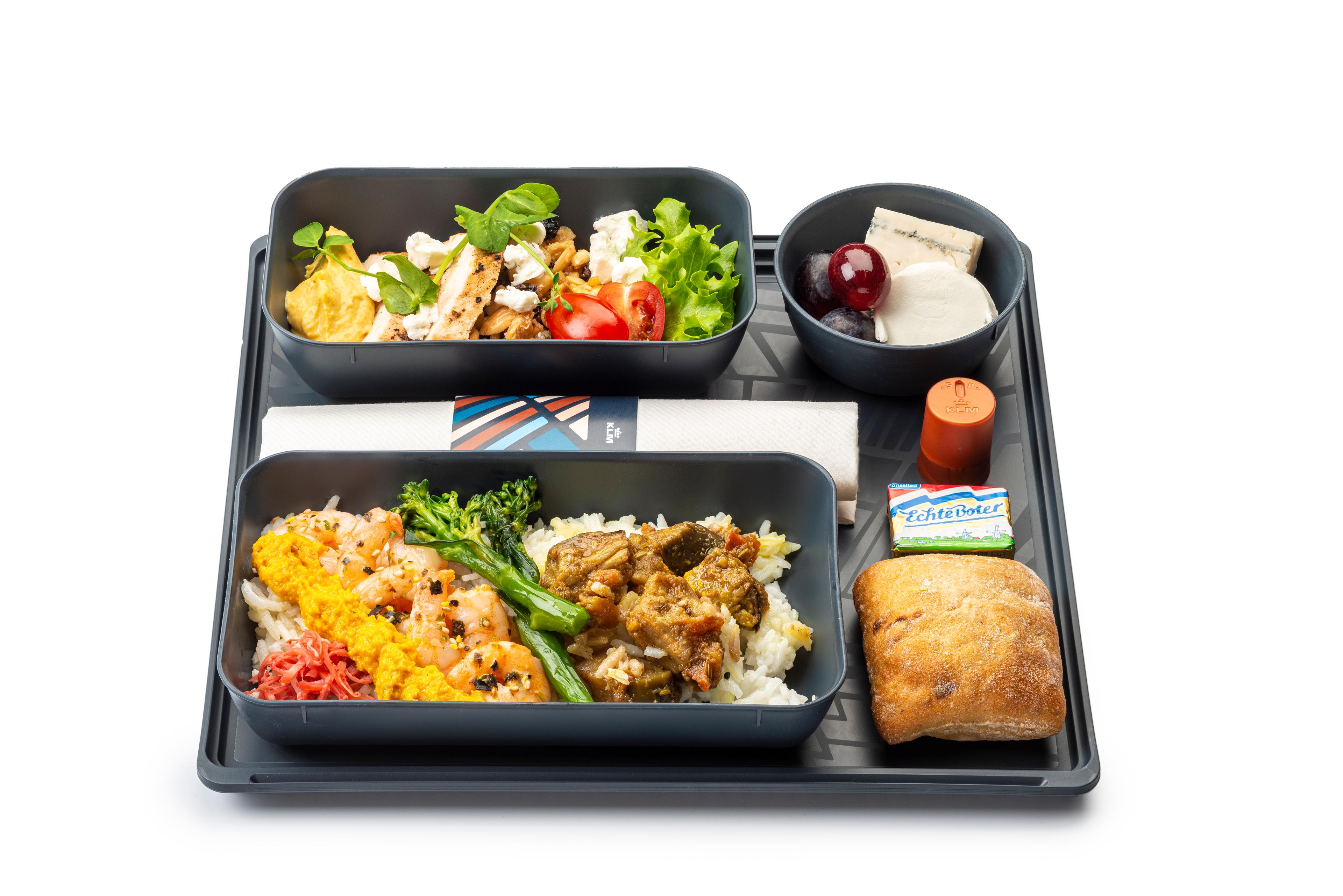 KLMオランダ航空/機内食
