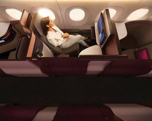 カタール航空ビジネスクラス（イメージ）