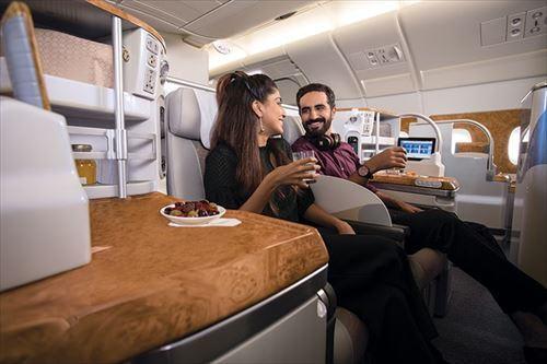 エミレーツ航空A380ビジネスクラスイメージ(C)エミレーツ航空