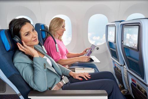 KLMオランダ航空　プレミアムコンフォート(プレエコ)　座席イメージ