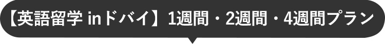 【英語留学 inドバイ】1週間・2週間・4週間プラン