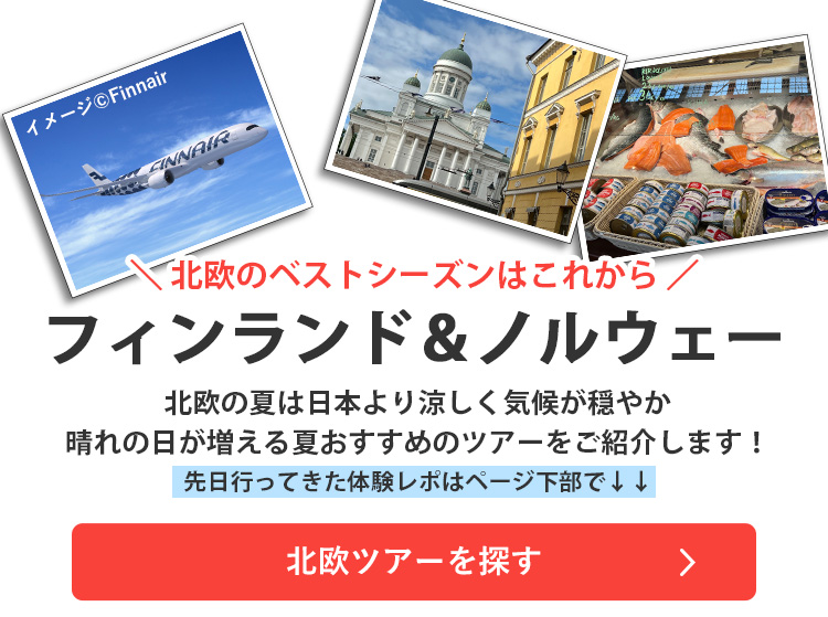 北欧ツアーを探す"