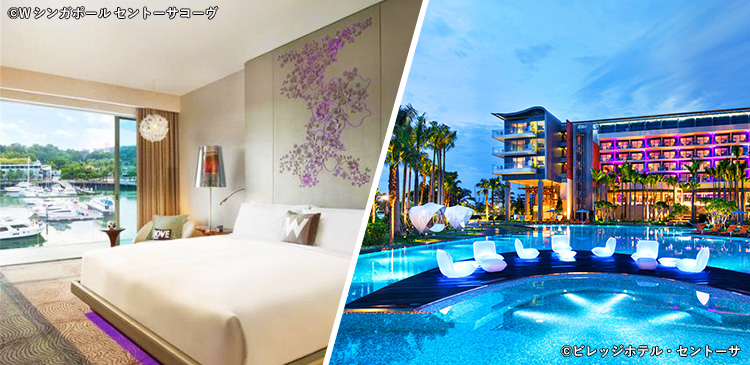 W シンガポール セントーサコーヴ ツアー写真