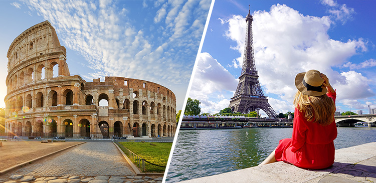 ベネチア＋ローマ＋パリ ツアー写真