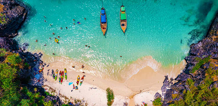 ピピ島＆カイ島1日ツアー付きプラン ツアー写真