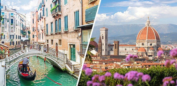 ベネチア＋フィレンツェ＋ローマ