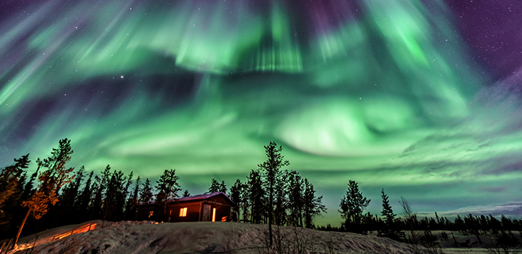 オーロラ鑑賞付き│イエローナイフ ツアー写真