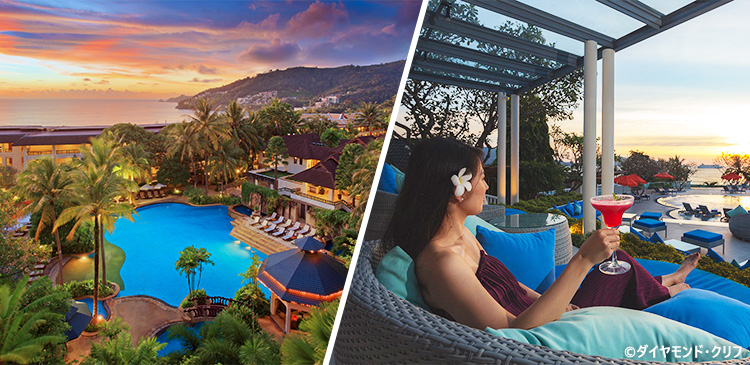 ダイヤモンド・クリフ宿泊　タイ・プーケット ツアー写真