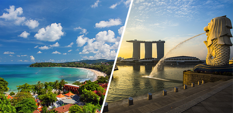 プーケット＋シンガポール ツアー写真