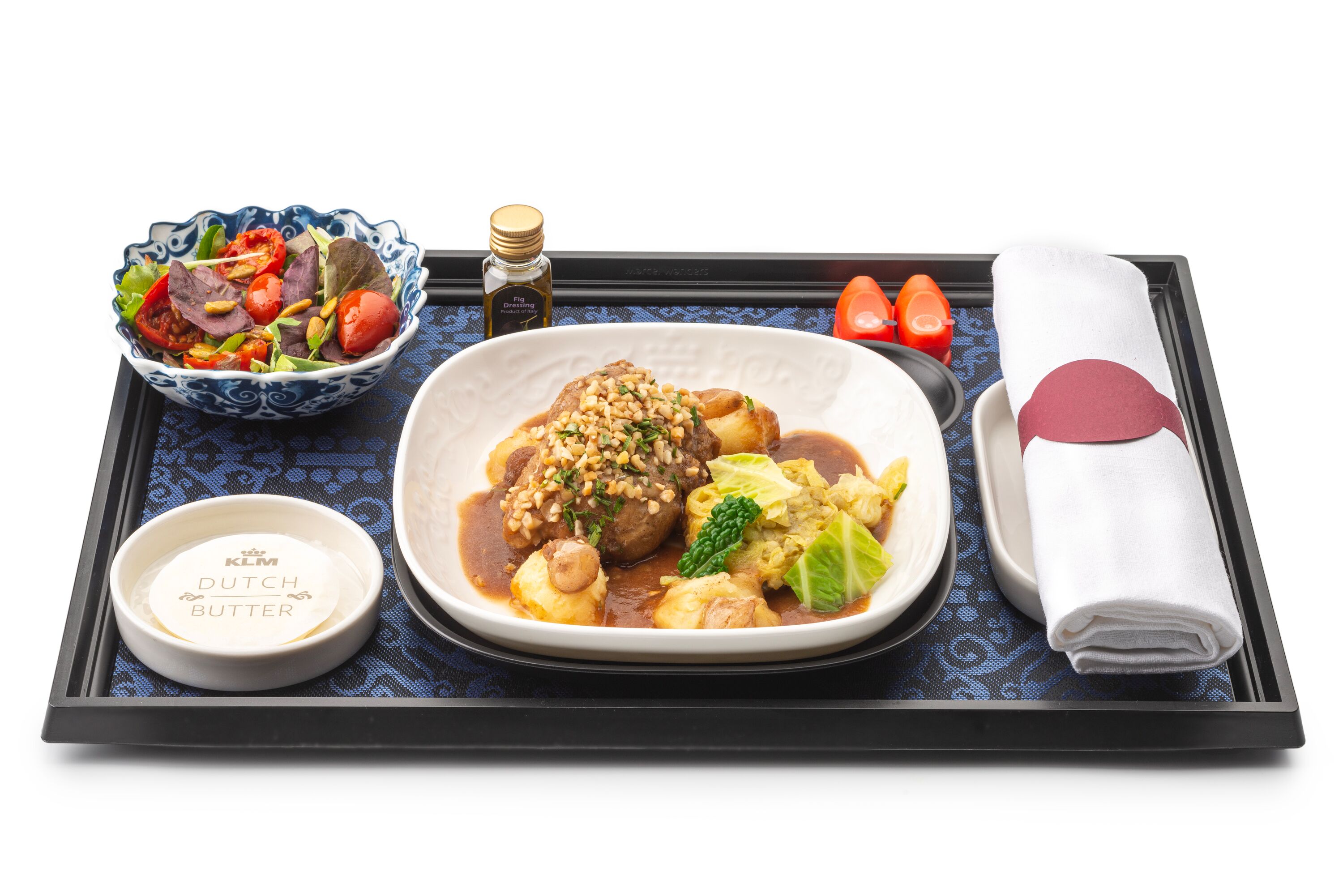 KLMオランダ航空_ビジネス機内食