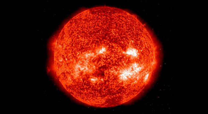 太陽の写真