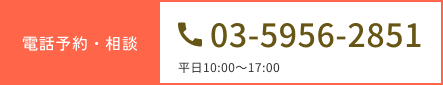 電話予約・相談 03-5956-2851