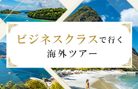 ビジネスクラスで行く海外ツアー